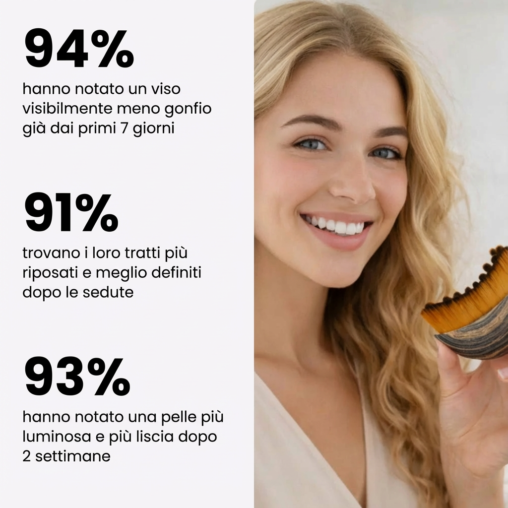 Spazzola drenante linfatica viso