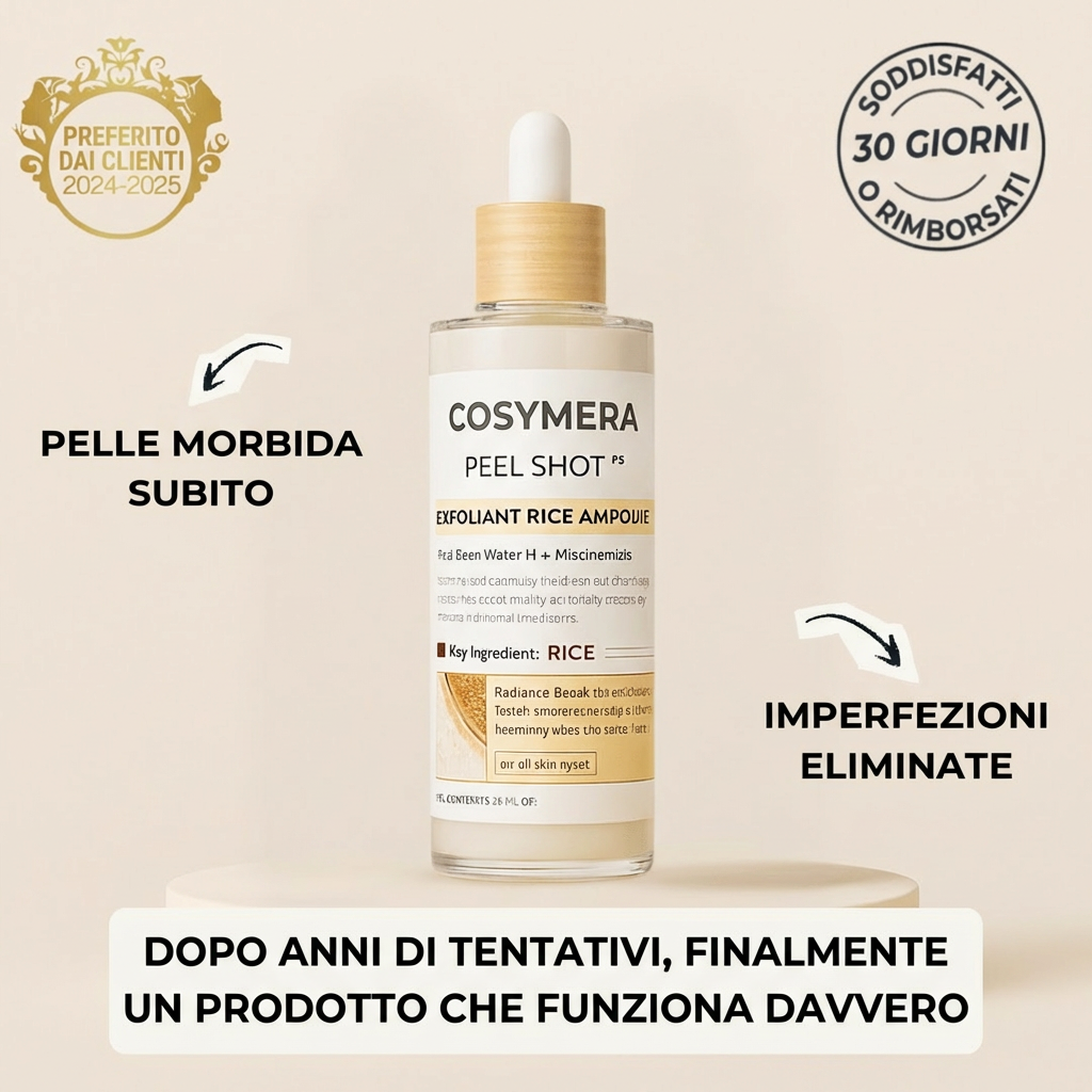 Peel Shot Coreano, elimina le impurità e valorizza la tua pelle