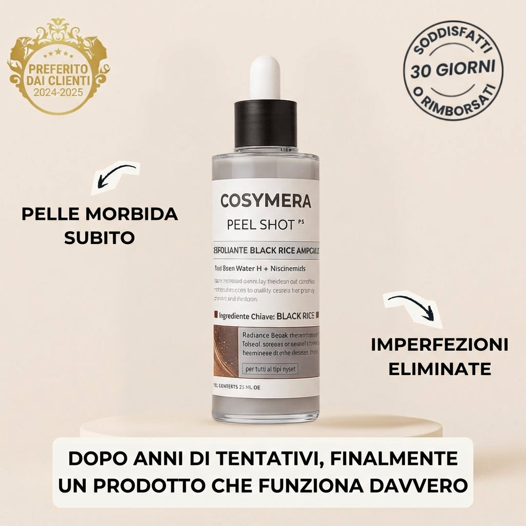 Peel Shot Coreano, elimina le impurità e valorizza la tua pelle