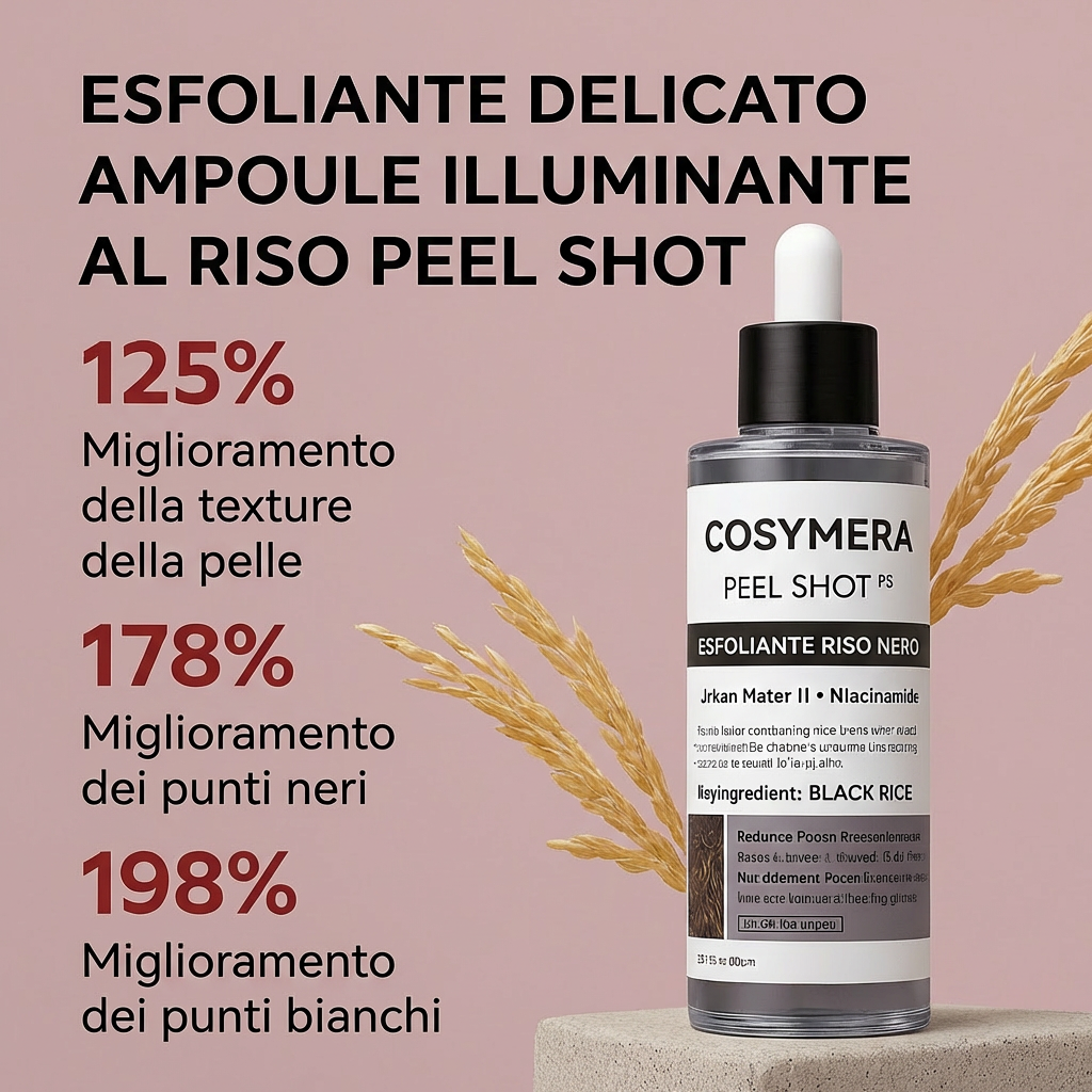 Peel Shot Coreano, elimina le impurità e valorizza la tua pelle